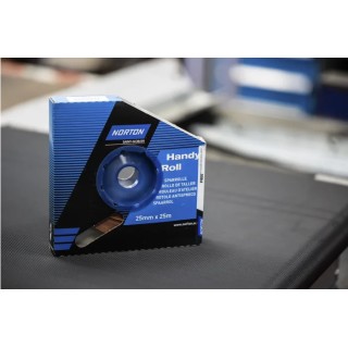 Norton Abrasive Paper Cloth Roll Aluminium Oxide P400 Grit Very Fine Grade 25m x 25mm 63642531793
