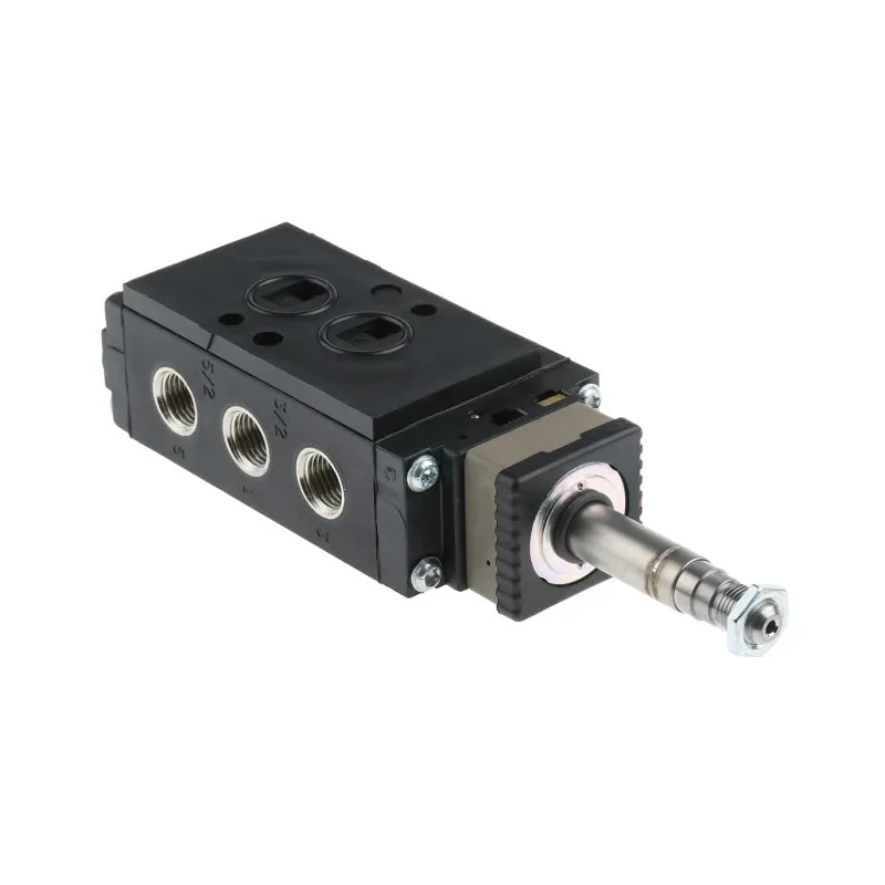 Burkert Pneumatic Solenoid Valve Pilot/Spring 1/4 in G NAMUR Manifold Threaded Mount Type Wall DIN Rail 24V ac/dc 133046