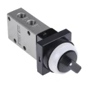 SMC Pneumatic Manual Control Valve Twist Selector 1 MPa Maximum Operating Pressure 338.77 NL/min Maximum Flow VM430-01-34B