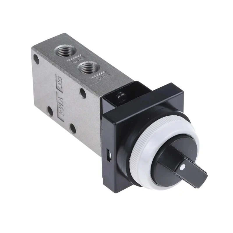SMC Pneumatic Manual Control Valve Twist Selector 1 MPa Maximum Operating Pressure 338.77 NL/min Maximum Flow VM430-01-34B