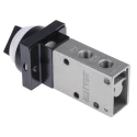 SMC Pneumatic Manual Control Valve Twist Selector 1 MPa Maximum Operating Pressure 338.77 NL/min Maximum Flow VM430-01-34B