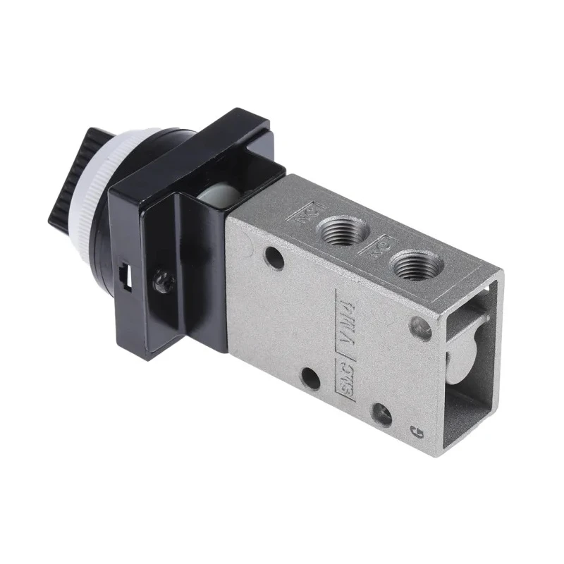 SMC Pneumatic Manual Control Valve Twist Selector 1 MPa Maximum Operating Pressure 338.77 NL/min Maximum Flow VM430-01-34B