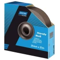 Norton Aluminium Oxide Abrasive Paper Roll 25m Length 50mm Width P40 Grit Coarse Grade 63642531829