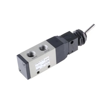 SMC Toggle Lever Pneumatic Manual Control Valve VFM300 Series Rc 1/4 0.9 Mpa Aluminium Alloy VFM350-02-08