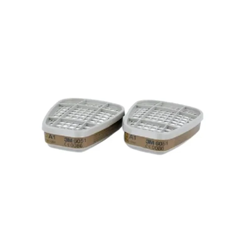 3M Gas Filter for Use with 3M 6000 Series Respirator Bayonet Connection Grey EN 14387:2004 6051