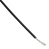 Alpha Wire Hook Up Wire PVC Series Black, 24 AWG, 7x0.20 mm Strands, 1.42 mm Diameter, 30 m Length, 300V, Flame 7130 BK005
