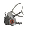 3M 6000 Series Half Mask Respirator Mask, Size M 6200