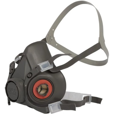 3M Respirator Mask Half Mask Large Size Thermoplastic Elastomer 6000 Series 6300