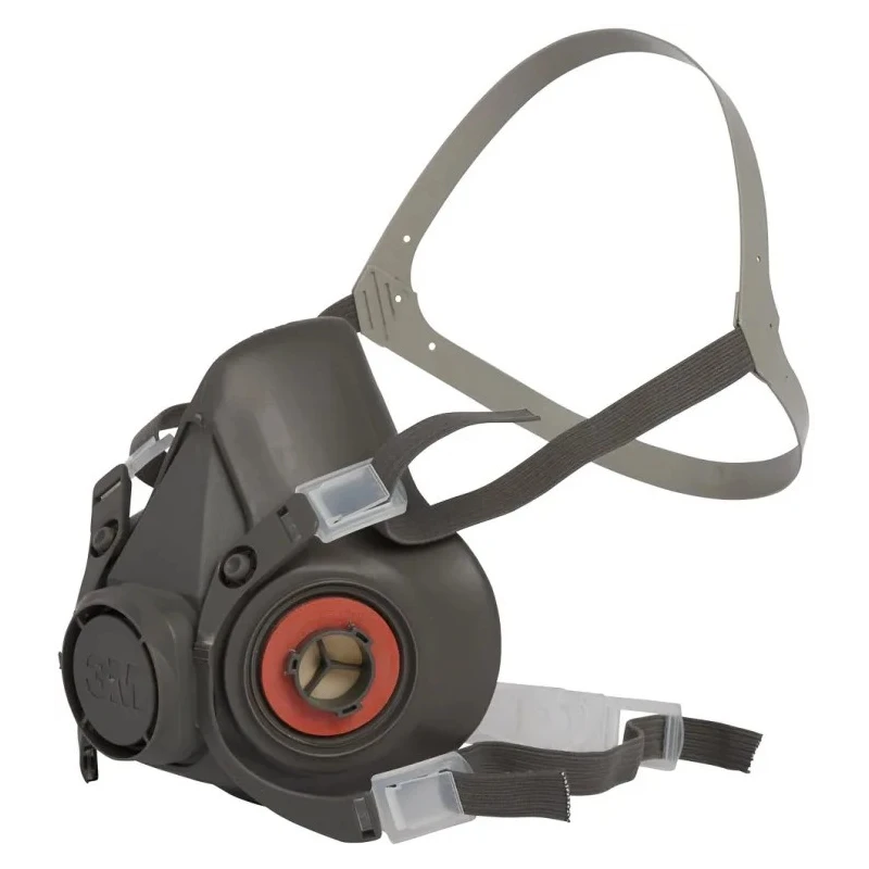 3M Respirator Mask Half Mask Large Size Thermoplastic Elastomer 6000 Series 6300