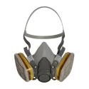 3M 6000 Series Half Mask Respirator Mask, Size M 6200