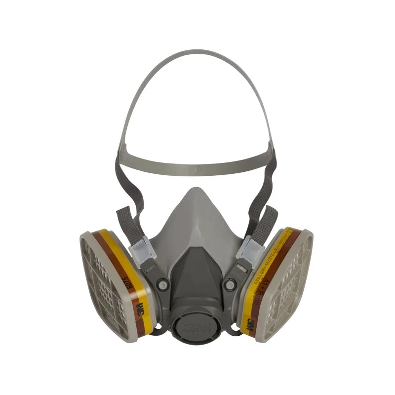 3M 6000 Series Half Mask Respirator Mask, Size M 6200
