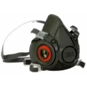 3M Respirator Mask Half Mask Large Size Thermoplastic Elastomer 6000 Series 6300