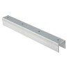 Unistrut Galvanised Steel Bracket 4 Hole, Channel Size 41 mm, Overall Length 305mm Model P 1218