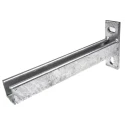 Unistrut Steel Hot Dip Galvanised Cantilever Arm 300 mm Length 135 mm Base Height 45 mm Base Width P 2663 300