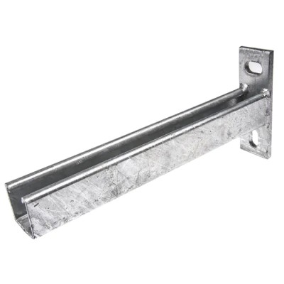 Unistrut Steel Hot Dip Galvanised Cantilever Arm 300 mm Length 135 mm Base Height 45 mm Base Width P 2663 300