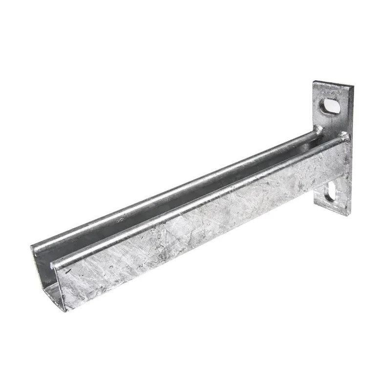 Unistrut Steel Hot Dip Galvanised Cantilever Arm 300 mm Length 135 mm Base Height 45 mm Base Width P 2663 300