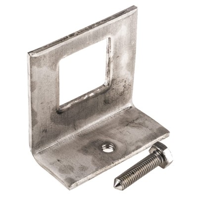 Unistrut Polished Stainless Steel Window Beam Clamp with Mount Hole Centre-to-Centre 48mm P 1796 SS