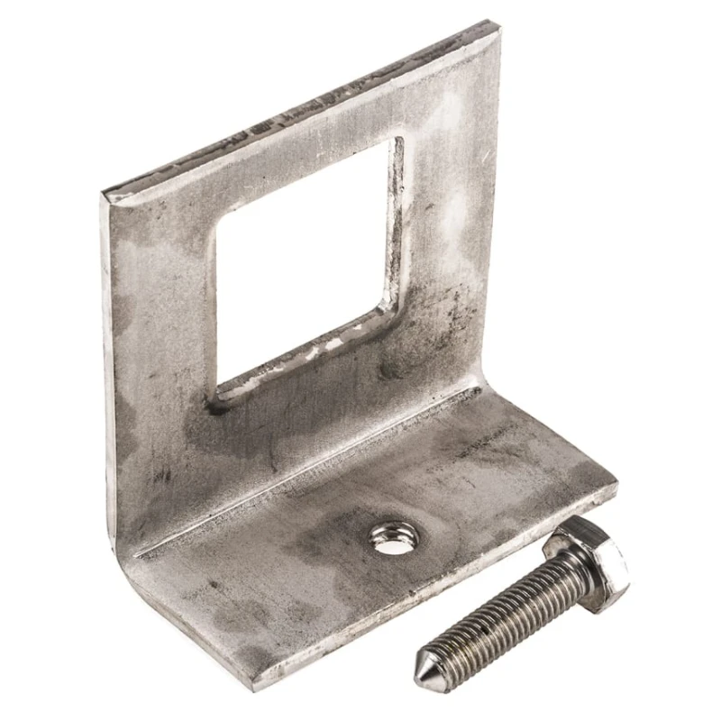 Unistrut Polished Stainless Steel Window Beam Clamp with Mount Hole Centre-to-Centre 48mm P 1796 SS