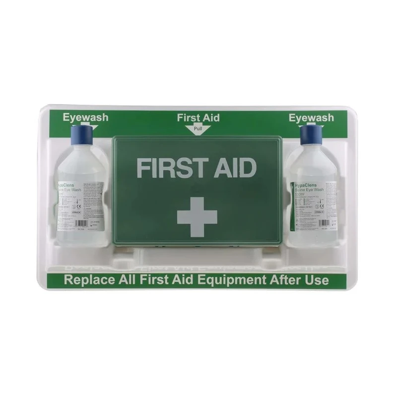 RS PRO First Aid Kit for 10 Person Wall Mounted Station 51x29x7 cm 764-445