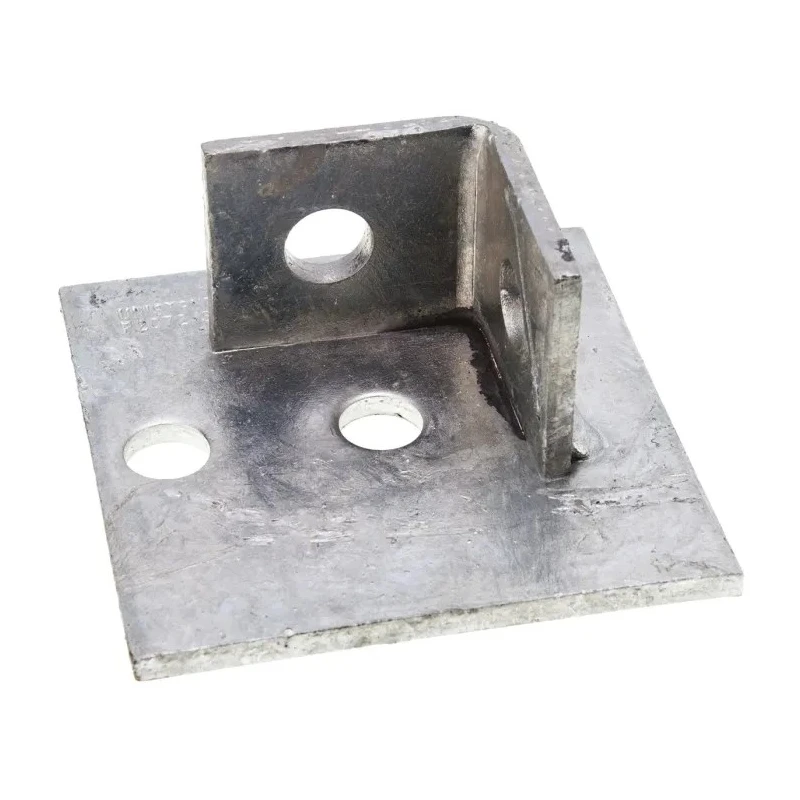 Unistrut Steel Base Plate 41mm Width 100mm Length Hot-Dip Galvanised P 2072 S1