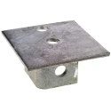 Unistrut Steel Base Plate 41mm Width 100mm Length Hot-Dip Galvanised P 2072 S1