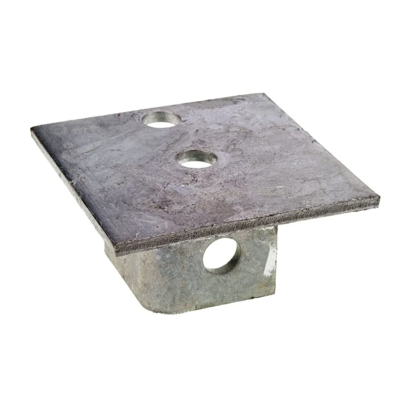 Unistrut Steel Base Plate 41mm Width 100mm Length Hot-Dip Galvanised P 2072 S1