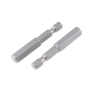 RS PRO Hex Screwdriver Bit 0.25 mm Drive Size, 8 mm Head Size, 50 mm Overall Length Model 769-197