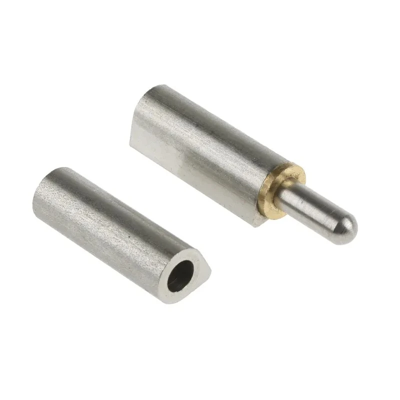 Pinet Stainless Steel Bullet Hinge with Barrel Pin Weld-on Fixing 100mm x 20mm x 20mm 270-2922