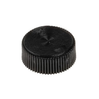 RS PRO Black Acetal Knurled Clamping Knob Unthreaded Hole 10 mm Diameter 4 mm Thread Length 771-651