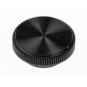 RS PRO Black Acetal Knurled Clamping Knob, Unthreaded Hole, Knob Diameter 19 mm, Thread Length 8mm 771-689