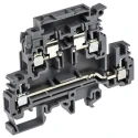 Entrelec M Series 2-Level Fused DIN Rail Terminal Block Grey, 4mm² to 6mm², Screw Termination, 630V, 6.3A 1SNA115604R2100