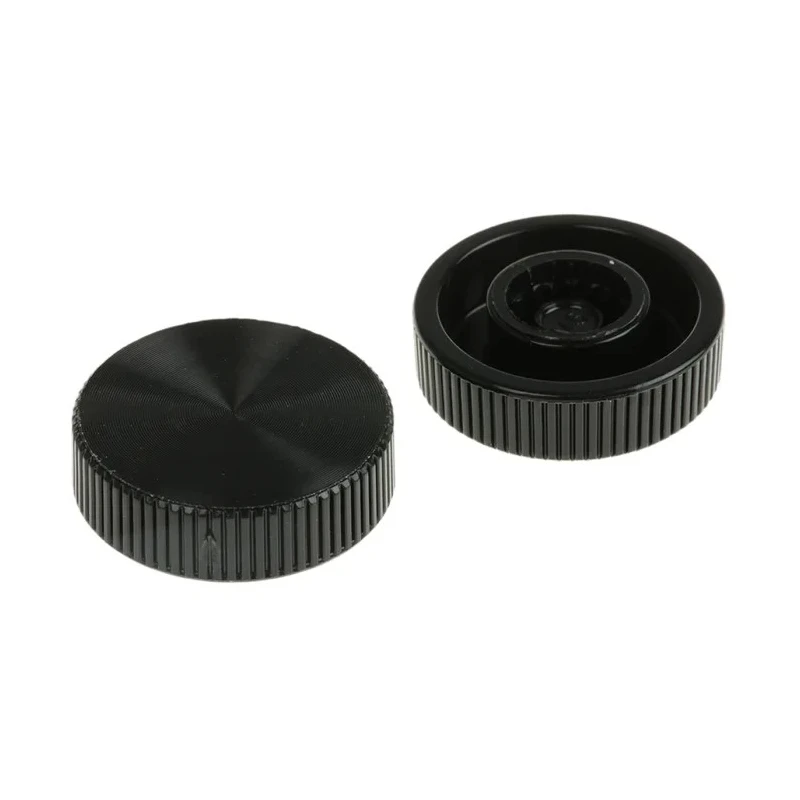 RS PRO Black Acetal Knurled Clamping Knob, Unthreaded Hole, Knob Diameter 26 mm, Thread Length 8mm 771-695