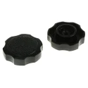 RS PRO Black Acetal Thermoplastic Multiple Lobes Clamping Knob 38 mm Diameter, Unthreaded Hole 771-730