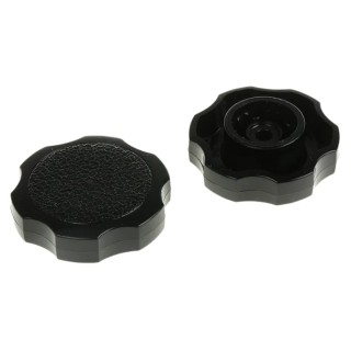 RS PRO Black Acetal Thermoplastic Multiple Lobes Clamping Knob 38 mm Diameter, Unthreaded Hole 771-730