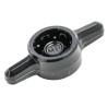 RS PRO Black Acetal Thermoplastic 2-Arm Clamping Knob, Unthreaded Hole 771-746