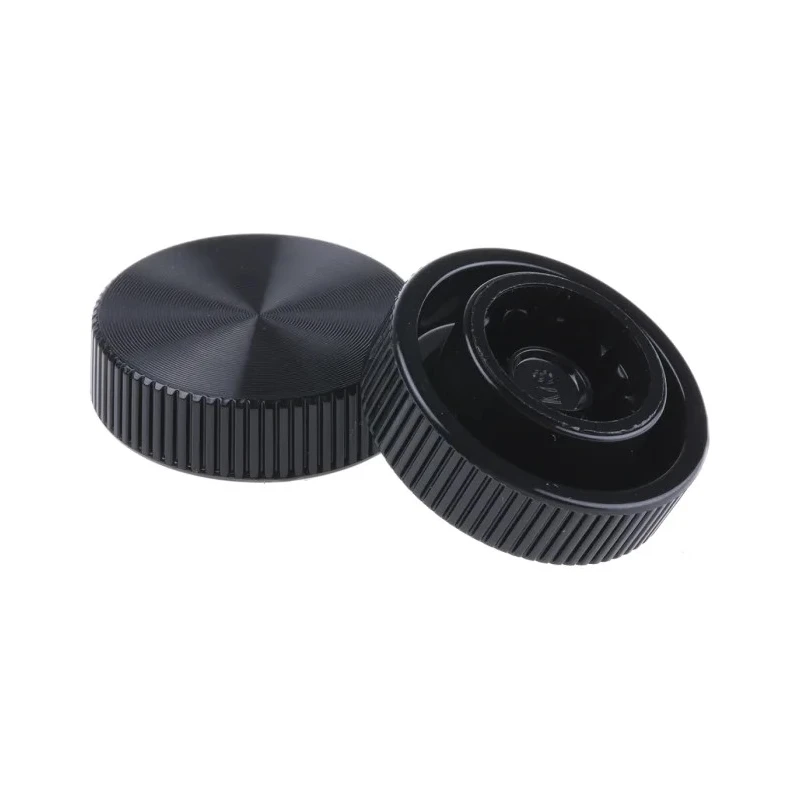RS PRO Black Acetal Thermoplastic Knurled Clamping Knob 26 mm Diameter, 10mm Thread Length 771-702