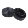 RS PRO Black Acetal Thermoplastic Knurled Clamping Knob 26 mm Diameter, 10mm Thread Length 771-702