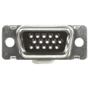 TE Connectivity AMPLIMITE HDP-22 15 Way Straight Cable D-Sub Connector Male 250V 1.9A 748364-1