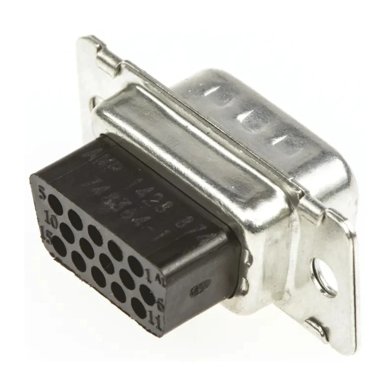 TE Connectivity AMPLIMITE HDP-22 15 Way Straight Cable D-Sub Connector Male 250V 1.9A 748364-1