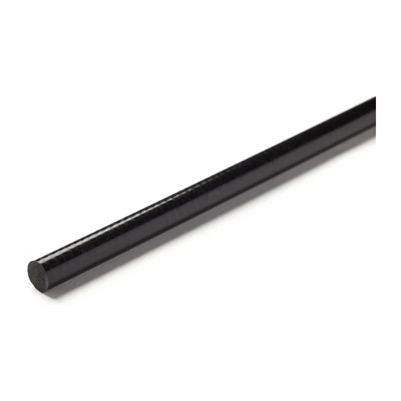 RS PRO Black Glass-Reinforced Plastic Rod 1 m Length 70 mm Diameter 771-853