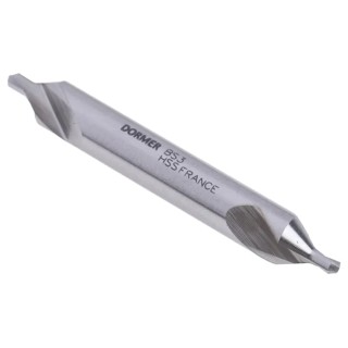 Dormer High Speed Steel Drill Bit, 0.09 in Diameter, 50 mm Overall Length A225BS3