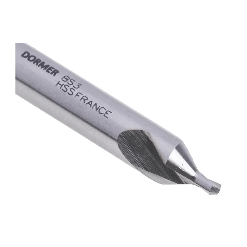 Dormer High Speed Steel Drill Bit, 0.09 in Diameter, 50 mm Overall Length A225BS3