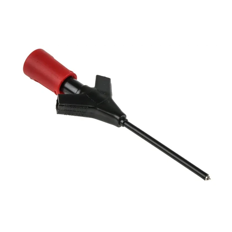 Hirschmann Test & Measurement Red Grabber Clip 1.4 mm Tip 60V DC 2A 2 mm Socket 973972101
