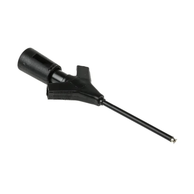 Hirschmann Test & Measurement Black Grabber Clip, 1.4 mm Tip, 60V dc, 2A, 2 mm Socket 973972100
