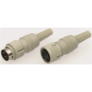 Hirschmann MAK 8 Pole Straight Standard DIN Socket, DIN 41524, 4A, 34 V AC/DC, IP30, Cable Female 930538517 MAK 8100 S