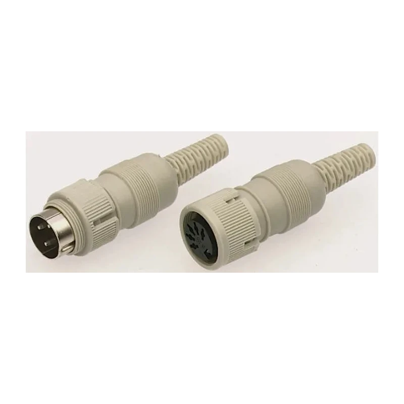 Hirschmann MAK 8 Pole Straight Standard DIN Socket, DIN 41524, 4A, 34 V AC/DC, IP30, Cable Female 930538517 MAK 8100 S