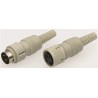 Hirschmann MAK 8 Pole Straight Standard DIN Socket, DIN 41524, 4A, 34 V AC/DC, IP30, Cable Female 930538517 MAK 8100 S
