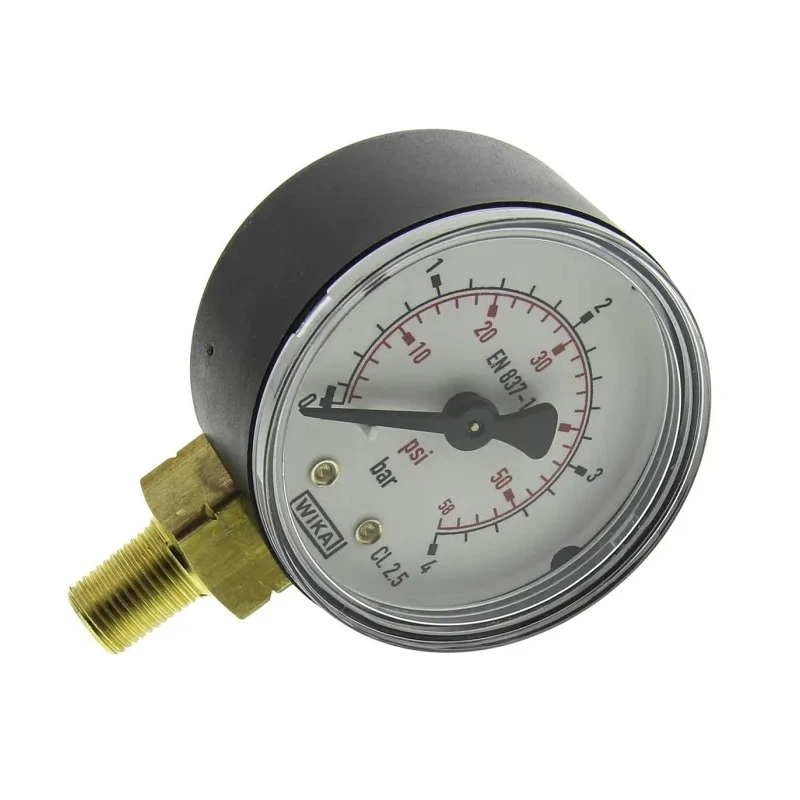 WIKA 50 mm 1/8 in R Type R Pressure Gauge 4 bar 8327494