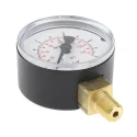 RS PRO 50 mm ABS Plastic Case Bottom Entry Pressure Gauge R 1/8 in Connection 10 bar Accuracy ±2.5% FSD 777-097