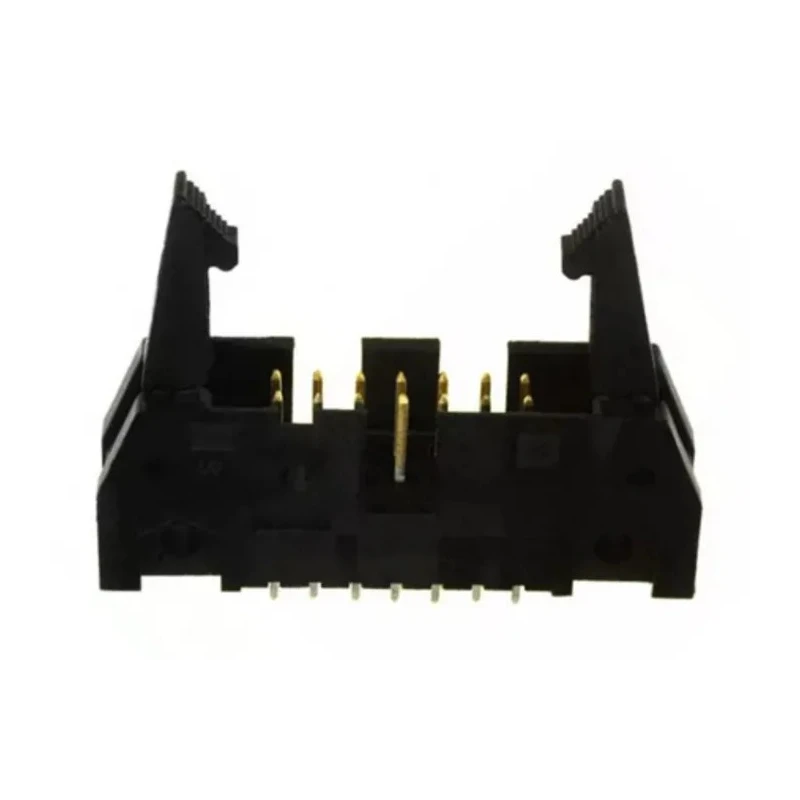 TE Connectivity AMP-LATCH Series Straight Through Hole PCB Header, 14 Contacts, 2 Row, 2.54 mm Pitch, 250V AC 5499922-2